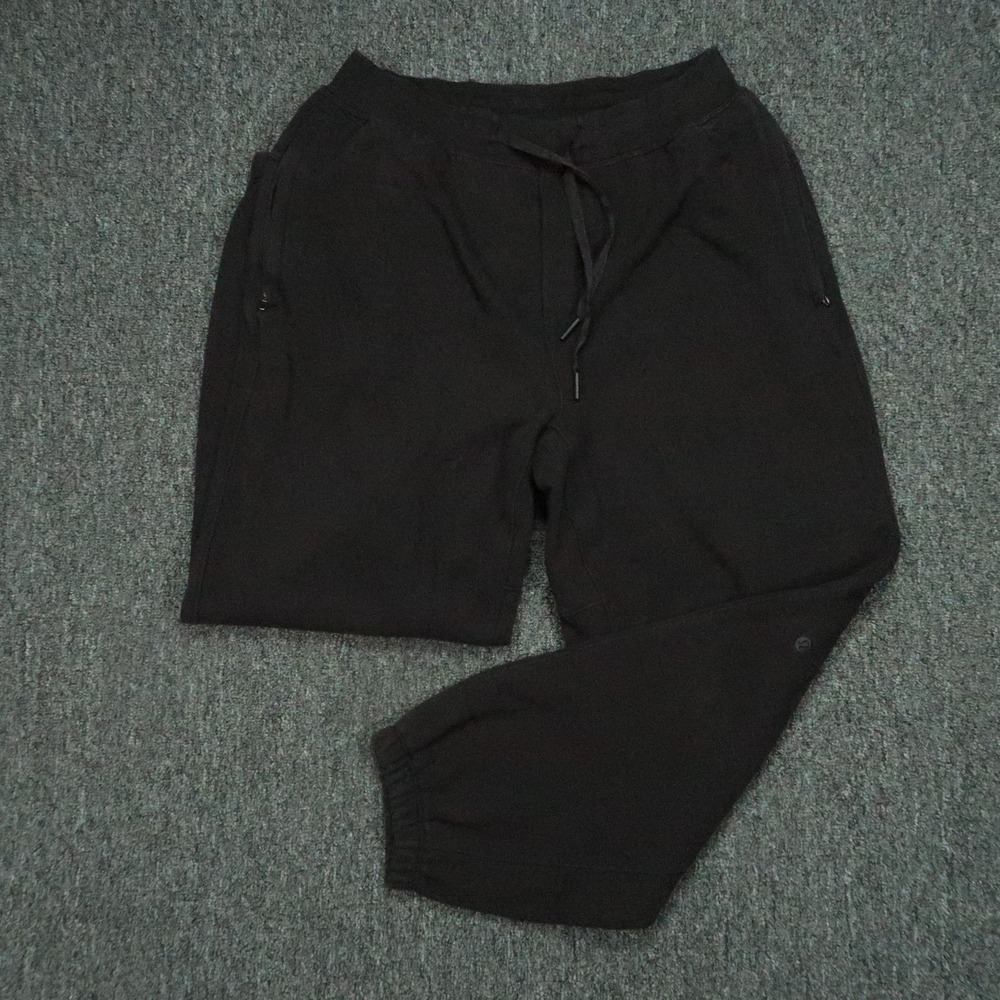 Lululemon Pants Mens Small Black Steady State Jogger Training Zip Pockets
